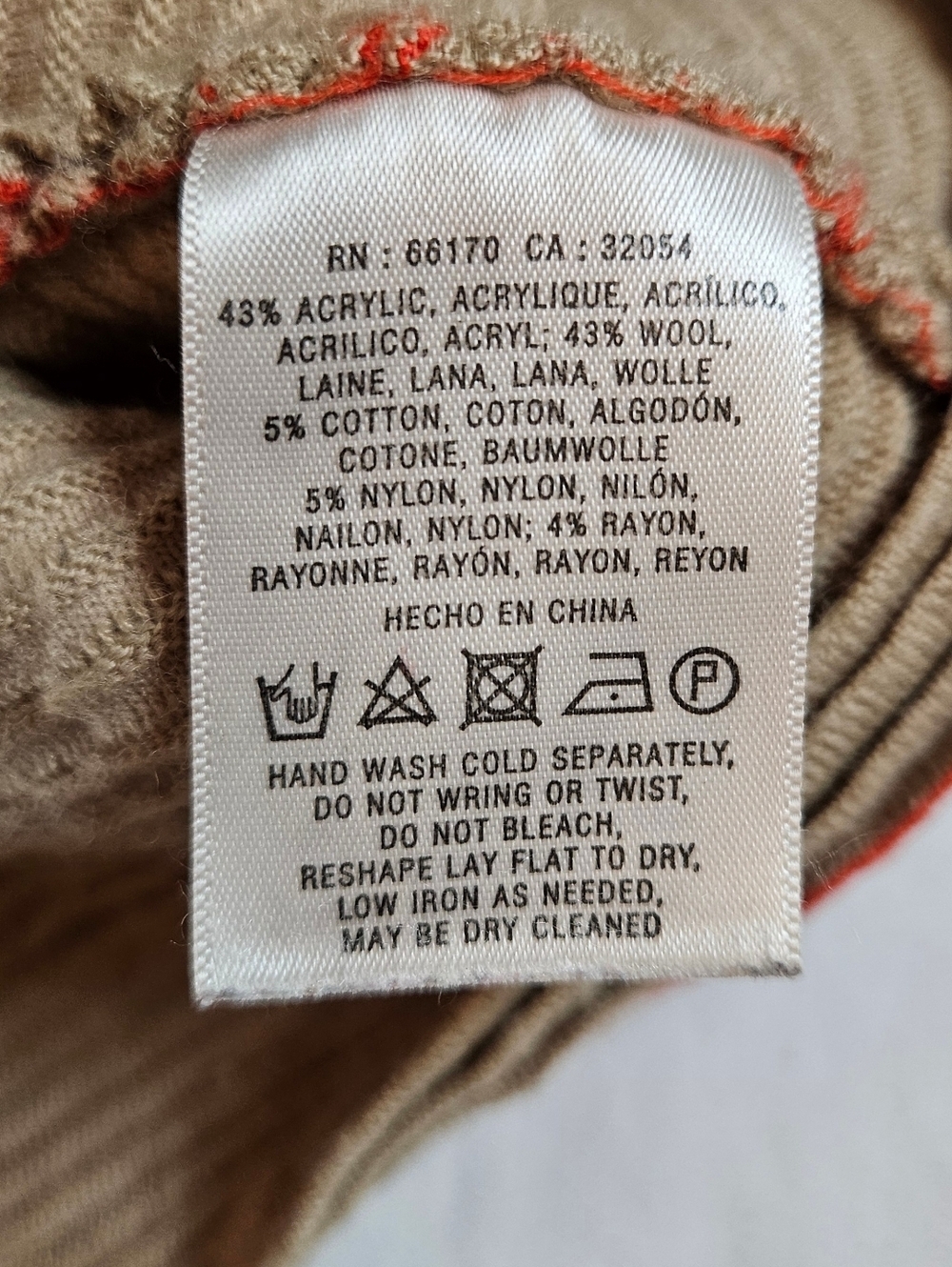 Anthropologie Womens Tan And Orange Striped Elodie Sweater Dress Size Small - Picture 10 of 15
